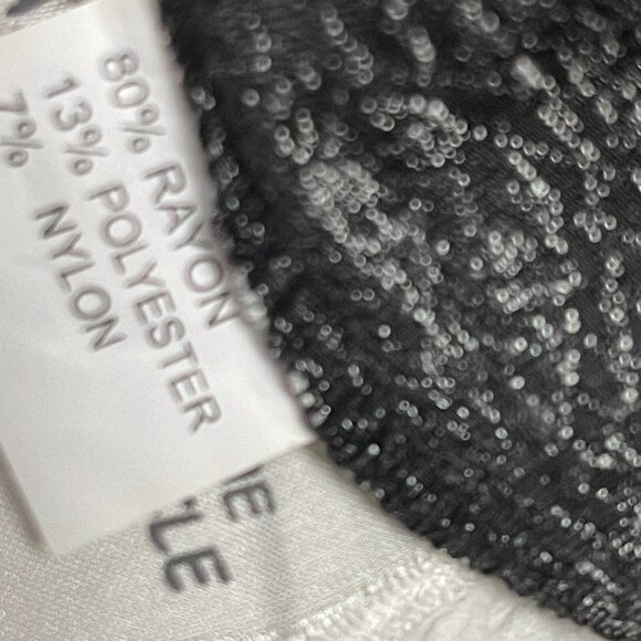 Harubella Hand Made Textured Crinkle Jacket Women Medium Button Front Gray Black - Picture 6 of 11